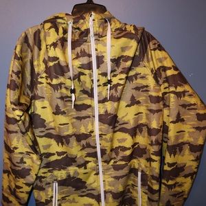 Under Armour Men’s Yellow Camo Storm Coldgear Full Zip Infared Hoodie